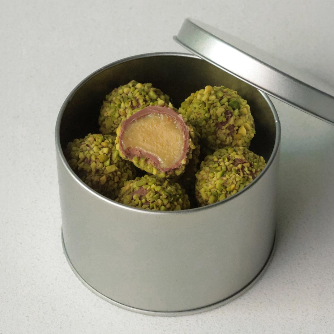 Pistachio truffles