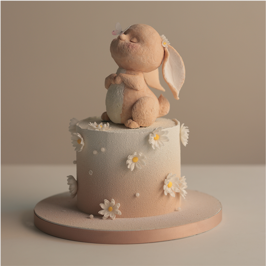 Bunny with butterfly